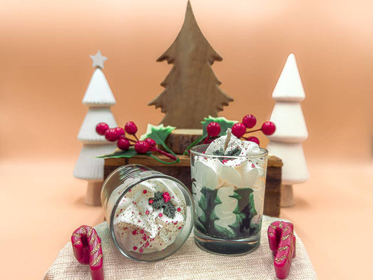 Mini Gourmet Christmas Candle - Holly