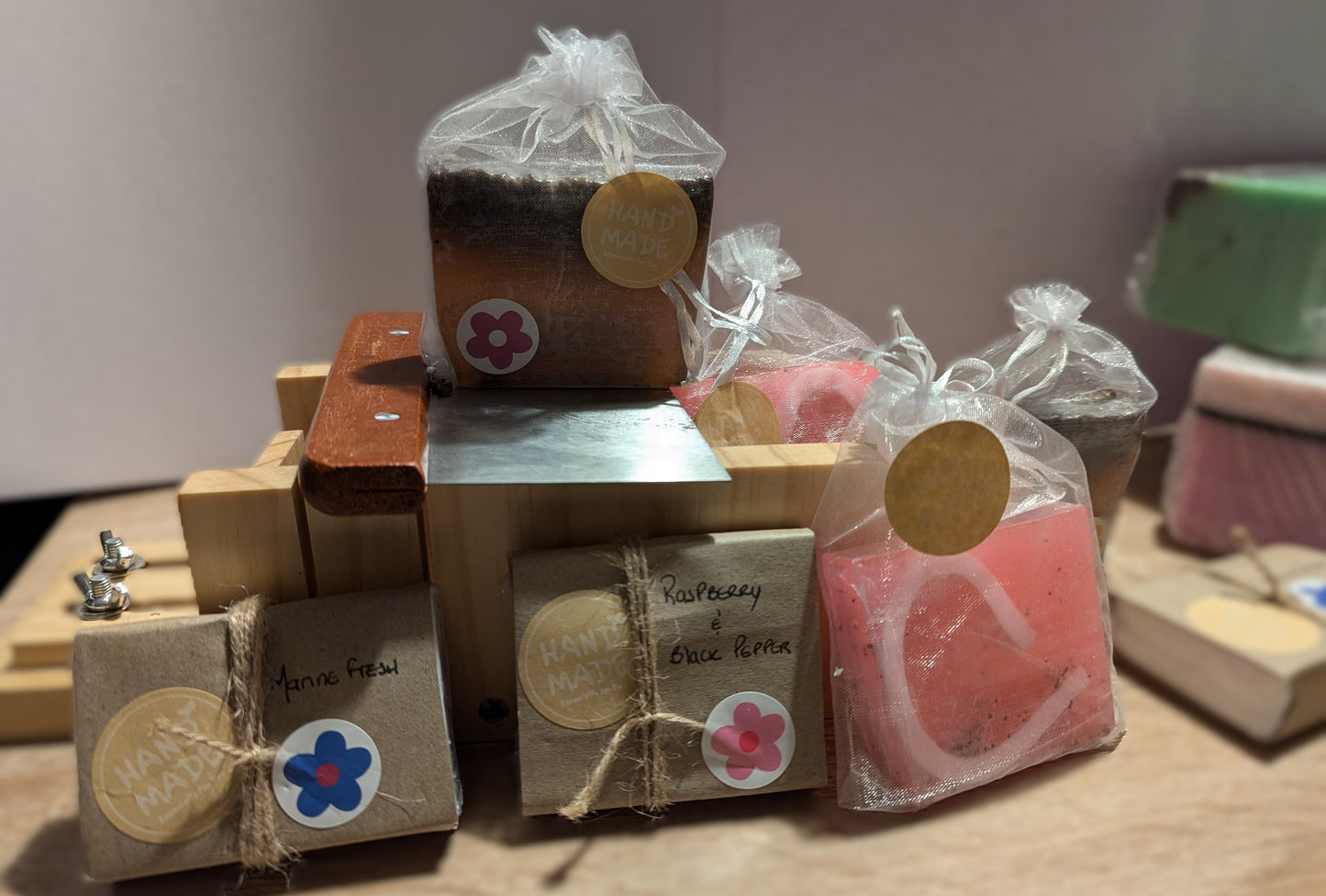 Handmade Soap Slices 100g - Sleepy Lavender